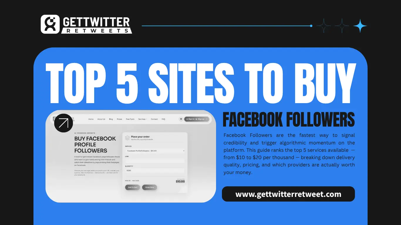 Top 5 Sites to Buy Facebook Followers (Ranked & Reviewed)
