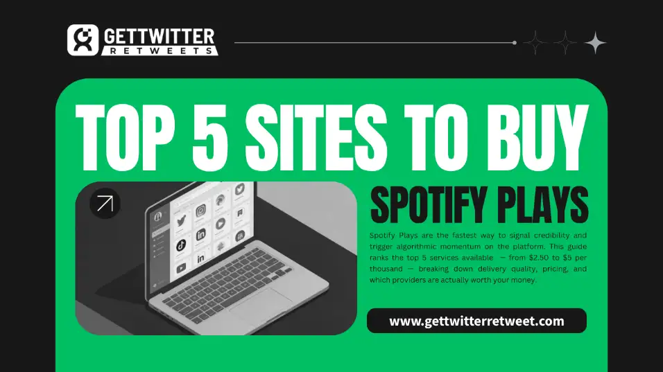 Top 5 Sites to Buy Spotify Plays (Ranked & Reviewed)